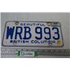 Image 1 : License Plate - British Columbia