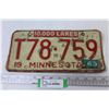 Image 1 : License Plate - Minnesota