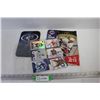 Image 1 : Collector Hockey Cards, Winnipeg Jets Program, Upper Deck Hockey Cards Display