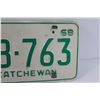 Image 3 : Saskatchewan 1968 License Plate