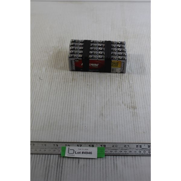 (30) Alkaline Rayovac Ultra Pro 9V Batteries