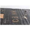 Image 3 : *Metal Travel Trunk - Latch Broken, Stamp - 23 x 16 x 16