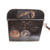 Image 7 : *Metal Travel Trunk - Latch Broken, Stamp - 23 x 16 x 16
