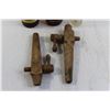 Image 5 : (3) Vintage Bottles, (2) Spigots