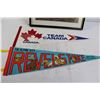 Image 3 : (3) Pennants, Train Station Framed Picture - 18" x 12"