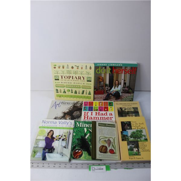 (9) Assorted Books - Gardening - DIY