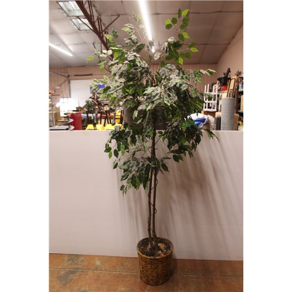 * Artificial Plant In Pot - 80" High