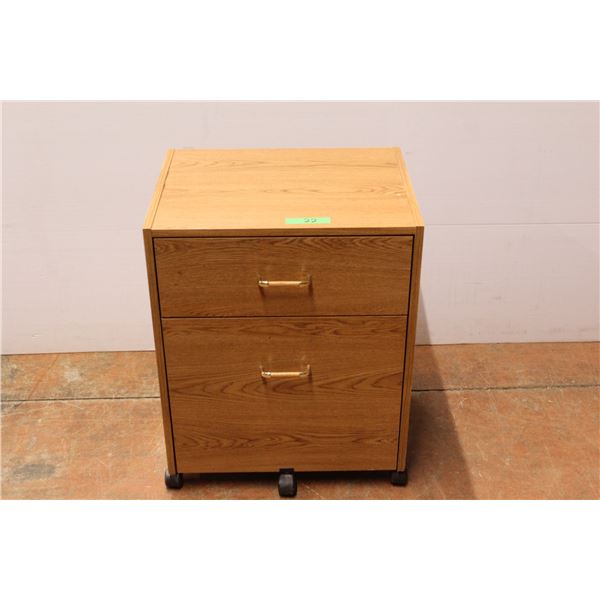 * Small Filing Cabinet on Wheels - 16" x 20" x 26"