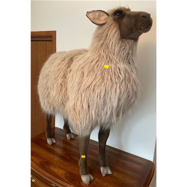 HANSA Toy International - Lady Ba Ba Sheep Plush Lifesize Toy 36Lx12Dx33H