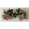 Image 1 : Artificial Flower Bouquet Wall Decor 37Lx7Dx16H