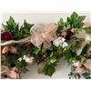 Image 3 : Artificial Flower Bouquet Wall Decor 37Lx7Dx16H