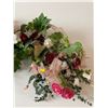 Image 4 : Artificial Flower Bouquet Wall Decor 37Lx7Dx16H