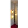 Image 1 : Vintage Retro Blown Glass 4 Setting Free Standing Pole Lamp 95H