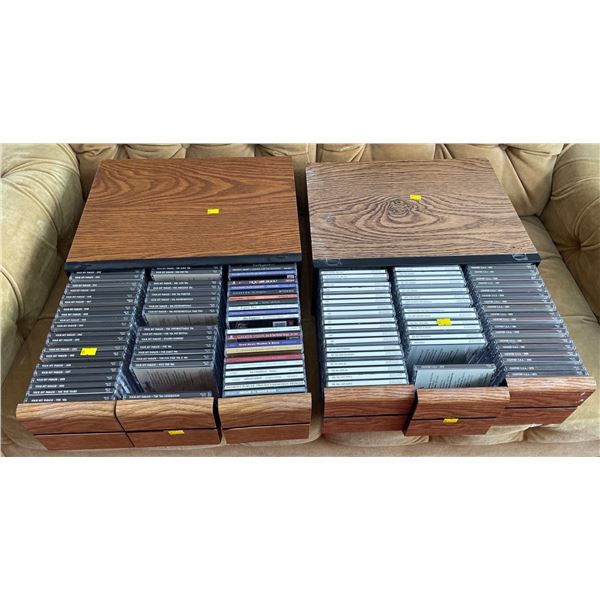 Assorted Collection Of CDs - Comes With 2 CD Storage Units