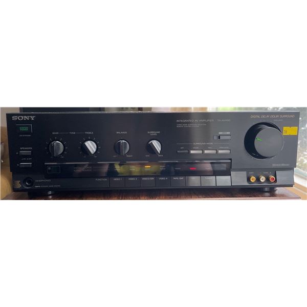 SONY Integrated AV Amplifier Model # TA-AV490