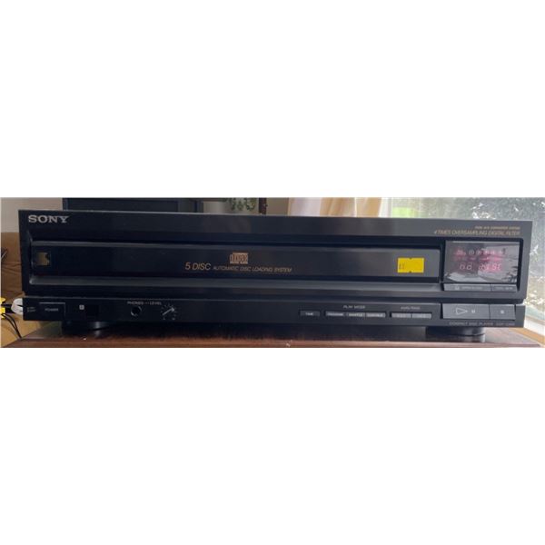 SONY 5 Disc CD Player Model # CDP-C500