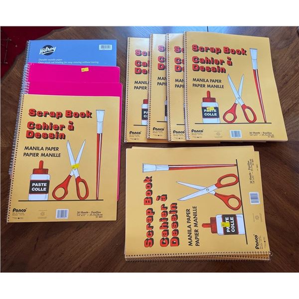 Assorted Scrap Books - Brand New Approx. 12