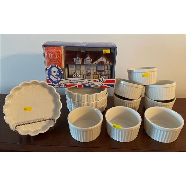 Assorted Collection Of French Onion Soup Bowls & Escargot Bowls