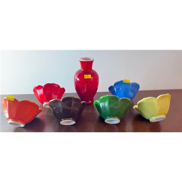 Brand New In Box Fragrance Vase & Ceramic Japanese Serving Bowls