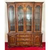 Image 1 : Mid 19th Century Solid Wood & Glass Hutch Made By Thomasville 61Lx18Dx76H