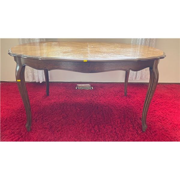 Mid Century Solid Wood Handcrafted Table 57Lx41Dx27H