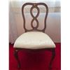 Image 1 : Mid 19th Century Solid Wood Chair With Queen Anne Legs 21LX22Dx36H