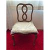 Image 1 : Mid 19th Century Solid Wood Chair With Queen Anne Legs 21LX22Dx36H