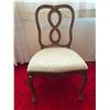 Image 1 : Mid 19th Century Solid Wood Chair With Queen Anne Legs 21LX22Dx36H