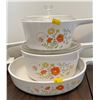 Image 3 : Vintage Retro Corningware 6 Piece Cook Set With 3 Lids