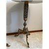 Image 5 : Matching Set Of Marble Top Side Tables With Metal/Brass 3 Legged Stands