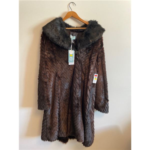 Ladies Size Extra Large Liz Lang Faux Fur Jacket - Brand New With Tags