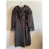 Image 1 : Ladies Designer Sirbain Faux Fur Coat - Made In Montreal Canada, Ladies Extra Large