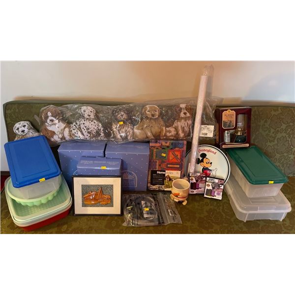 Assorted Collection Of Brand New & Gently Used Household Items - Storage Bins, Tupperware, & More