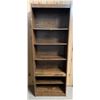 Image 1 : Beautiful Brown Solid Wood Book Shelf 25Lx12Dx66H