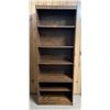Image 1 : Beautiful Brown Solid Wood Book Shelf 25Lx12Dx66H