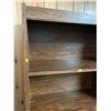 Image 2 : Beautiful Brown Solid Wood Book Shelf 25Lx12Dx66H