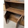 Image 4 : Beautiful Brown Solid Wood Book Shelf 49Lx12Dx66H