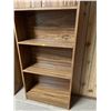 Image 5 : Beautiful Brown Solid Wood Book Shelf 25Lx12Dx68H