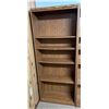 Image 1 : Beautiful Brown Solid Wood Book Shelf 25Lx12Dx68H