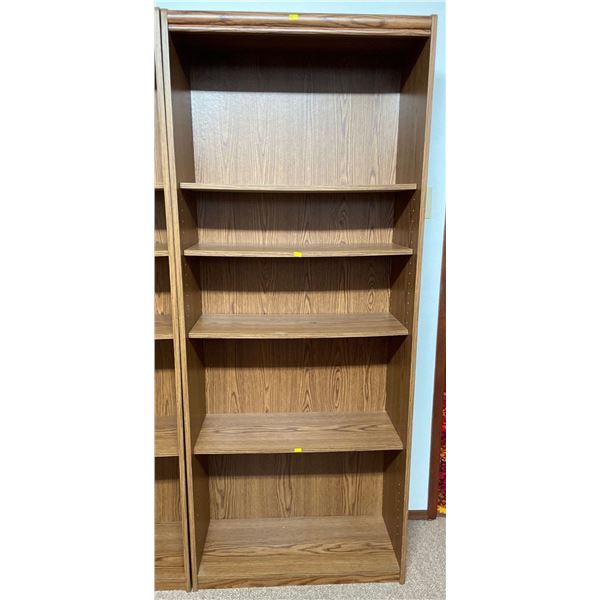 Beautiful Brown Solid Wood Book Shelf 28.5Lx12Dx70H