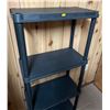 Image 2 : Heavy Duty Plastic Utility Shelf 23.5Lx12Dx53H
