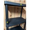 Image 2 : Heavy Duty Plastic Utility Shelf 23.5Lx12Dx53H