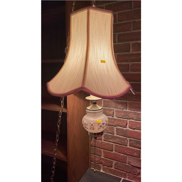Floral Glass Design Vintage Retro Sway Lamp