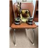 Image 1 : Assorted Collection Of Vintage Home Items - Retro Chair, Dog Statue, & Hand Thrown Coffee Mugs