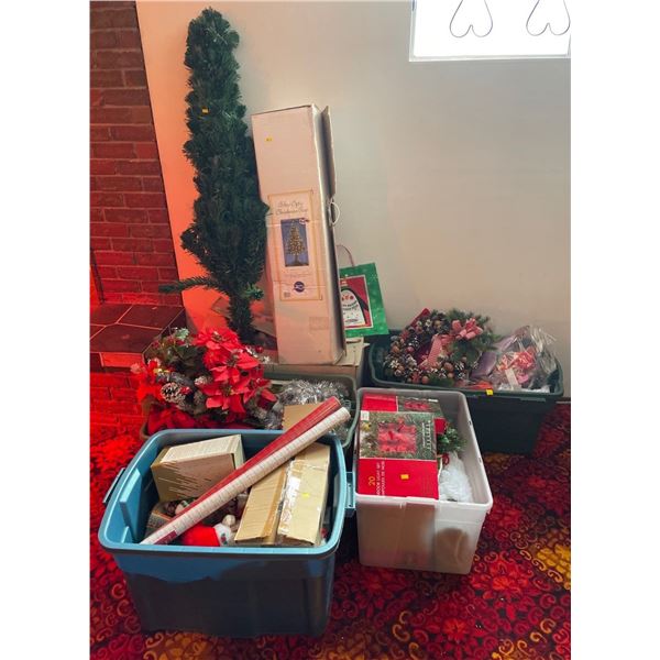 Assorted Collection Of Brand New & Used Seasonal Christmas Decor & So Much More