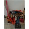 Image 1 : Assorted Collection Of Household Tools - Tool Box, Screwdrivers, Hand Saws, Levels & More