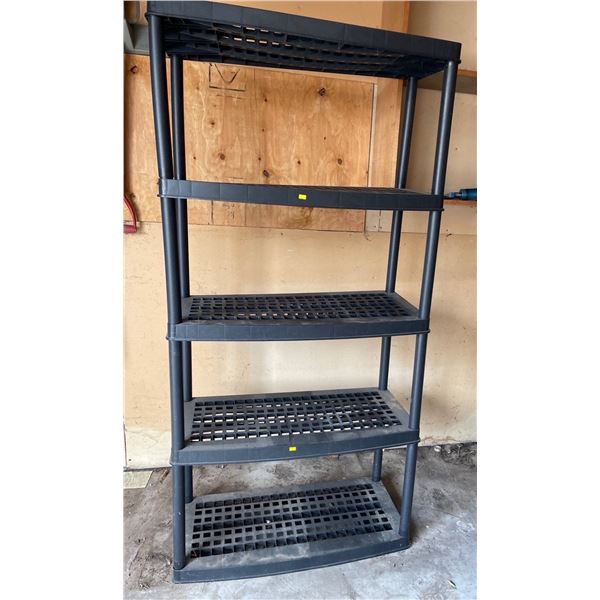 Plastic Heavy Duty Utility Shelf 36Lx18Dx72H