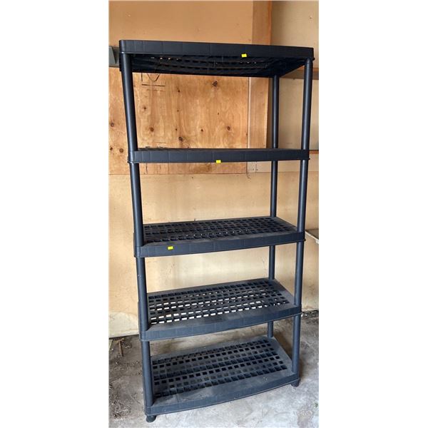 Plastic Heavy Duty Utility Shelf 36Lx18Dx72H