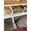Image 4 : White Picnic Table 70Lx52Dx29H