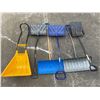 Image 1 : Assorted Collection Of Heavy Duty Snow Shovels - 6 Total